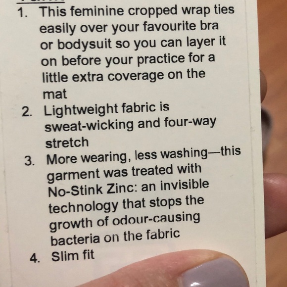 Lululemon Cropped Tank Top - Picture 3 of 3